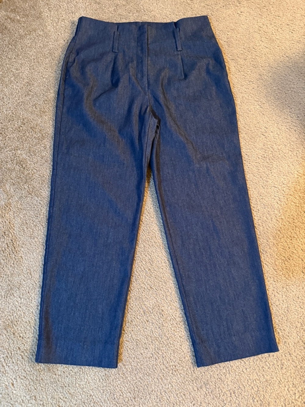 The Limited Navy cropped Dress Pants